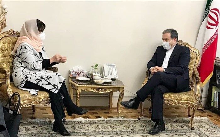 دیدار نماینده ویژه دبیرکل سازمان ملل در افغانستان با عراقچی