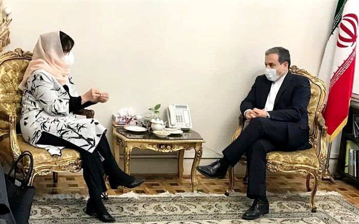 دیدار نماینده ویژه دبیرکل سازمان ملل در افغانستان با عراقچی