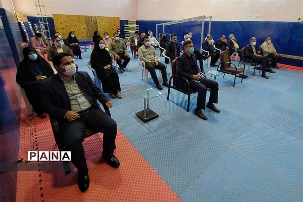 افتتاح سالن ورزشی دبستان شهید اسماعیل یوسفی شهرستان امیدیه
