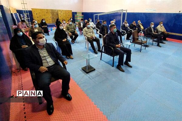 افتتاح سالن ورزشی دبستان شهید اسماعیل یوسفی شهرستان امیدیه