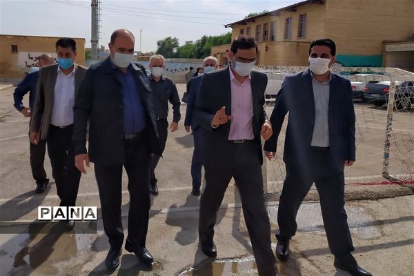 افتتاح سالن ورزشی دبستان شهید اسماعیل یوسفی شهرستان امیدیه