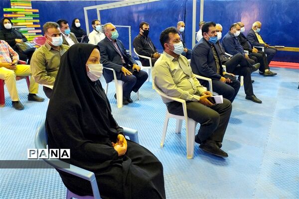 افتتاح سالن ورزشی دبستان شهید اسماعیل یوسفی شهرستان امیدیه