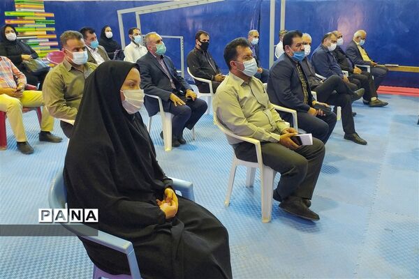 افتتاح سالن ورزشی دبستان شهید اسماعیل یوسفی شهرستان امیدیه