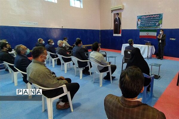 افتتاح سالن ورزشی دبستان شهید اسماعیل یوسفی شهرستان امیدیه