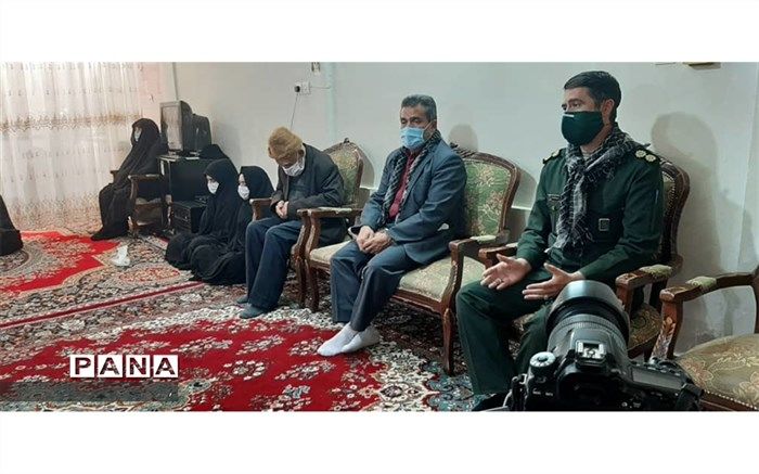 دیدار مسئول سازمان بسیج فرهنگیان خراسان شمالی از خانواده فرهنگی جهادگر مرحومه مریم اربابی