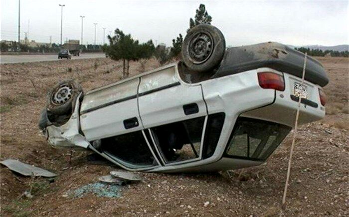 واژگونی پراید با یک کشته و 2 مصدوم در زنجان