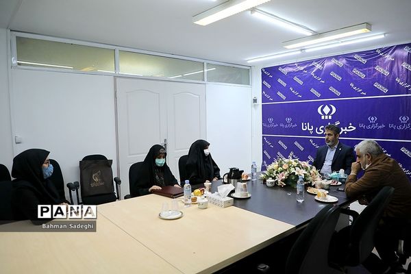 بازدید دبیرکل اتحادیه انجمن اسلامی دانش‌‌آموزان  از خبرگزاری پانا