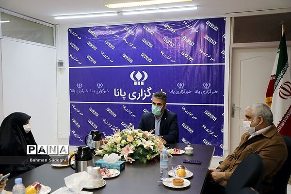 بازدید دبیرکل اتحادیه انجمن اسلامی دانش‌‌آموزان  از خبرگزاری پانا