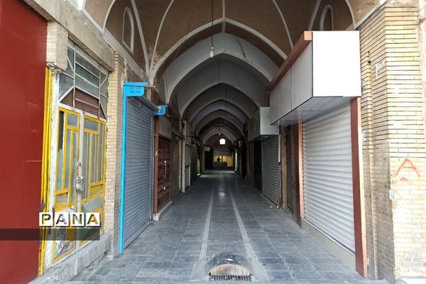 سیطره سکوت کرونایی بر شلوغ‌ترین خیابان های زاهدان