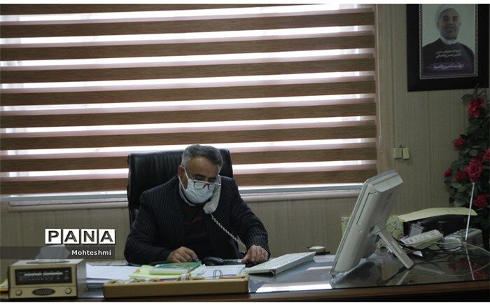 تماس تلفنی مدیرکل آموزش و پرورش خراسان شمالی با خانواده مرحومه اربابی معلم ایثارگر