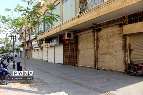 اولین روز محدودیت های شدید کرونایی در بوشهر