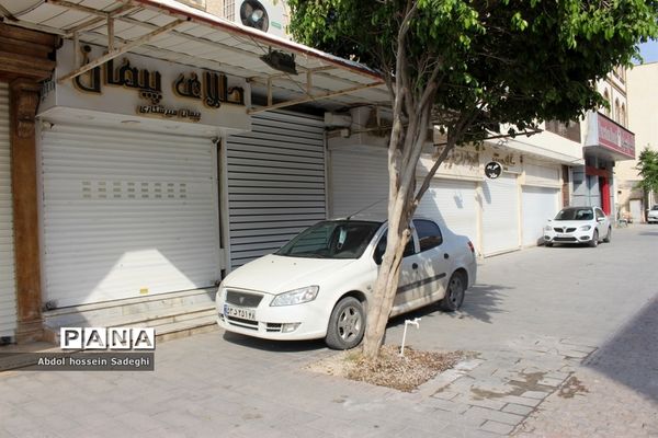 اولین روز محدودیت های شدید کرونایی در بوشهر