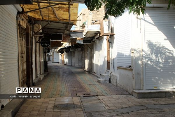 اولین روز محدودیت های شدید کرونایی در بوشهر