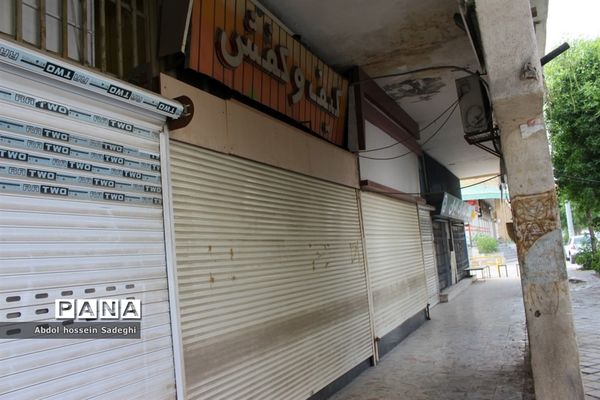 اولین روز محدودیت های شدید کرونایی در بوشهر