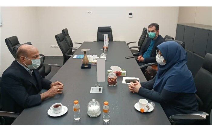 دیدار معاون برنامه‌ریزی سازمان نوسازی مدارس با اکبر ابراهیمی
