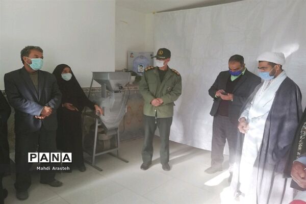 افتتاح کارگاه اقتصاد مقاومتی در روستای تقاب  شهرستان خوسف