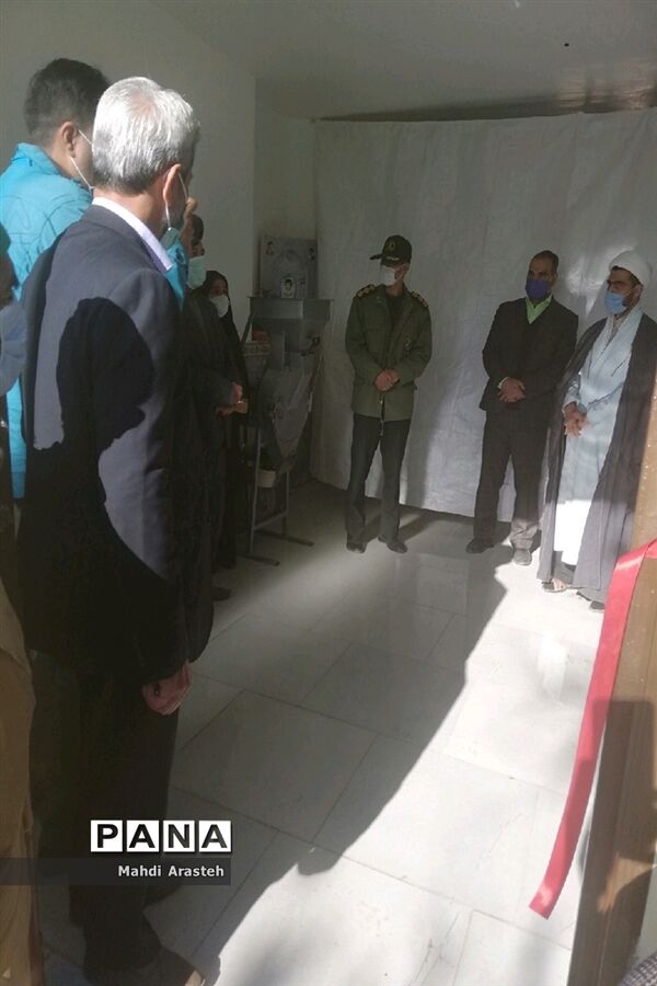 افتتاح کارگاه اقتصاد مقاومتی در روستای تقاب  شهرستان خوسف
