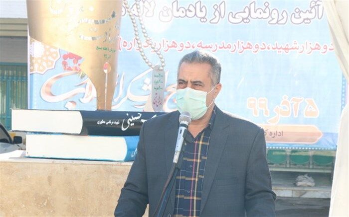 رونمایی از یادمان طرح ملی «لاله‌های روشن» در مازندران