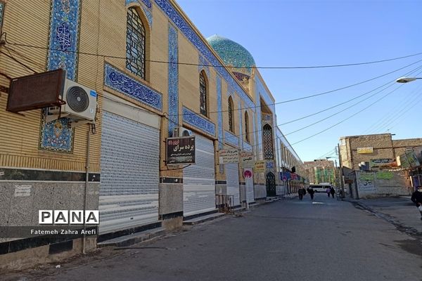 ششمین روز از محدودیت‌های کرونایی در بازار مرکزی زابل