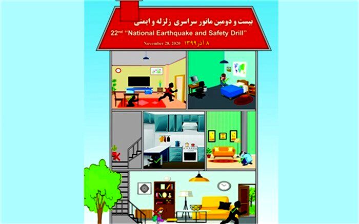 بیست و دومین مانور سراسری زلزله در استان کهگیلویه و بویراحمد به صورت همزمان در فضای مجازی و بستر شبکه شاد برگزار شد