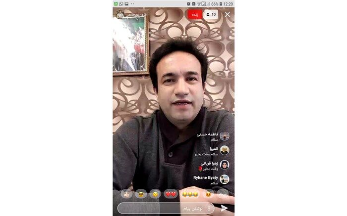 نشست مجلس دانش‌آموزی منطقه دماوند به صورت لایو در بستر شبکه شاد برگزار شد