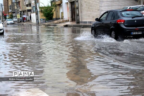 بارش شدید باران در بوشهر