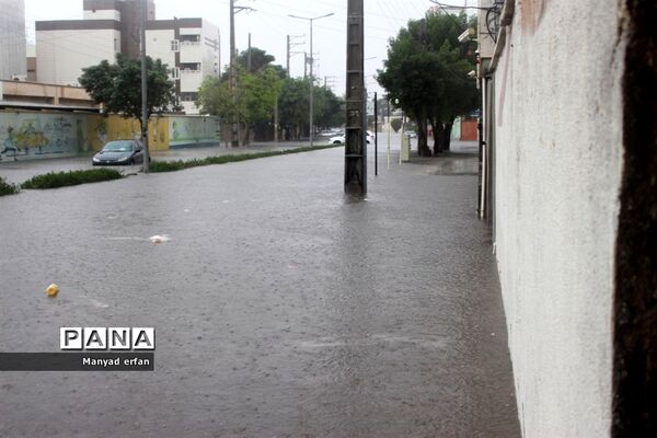 بارش شدید باران در بوشهر