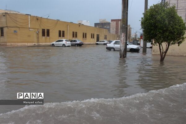 بارش شدید باران در بوشهر