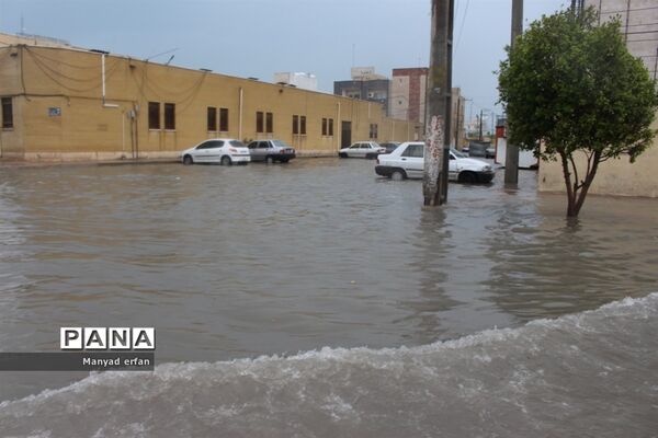 بارش شدید باران در بوشهر