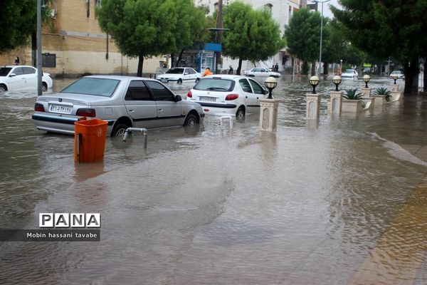 بارش شدید باران در بوشهر