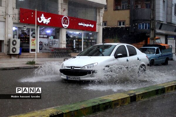 بارش شدید باران در بوشهر