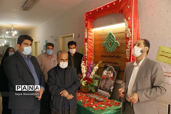 برگزاری آیین گرامیداشت مرحوم مجید جعفری درمحل  سازمان دانش آموزی خوزستان