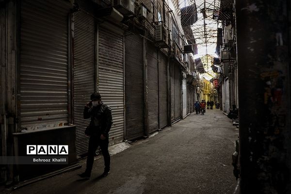 بازار تهران در قرنطینه-۲