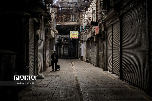 بازار تهران در قرنطینه-۲