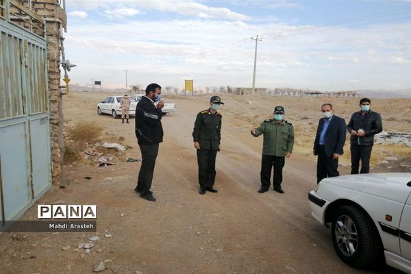 بازدید فرمانده سپاه انصارالرضا (ع) خراسان جنوبی از پروژه برق رسانی به روستای کوشه سفلی