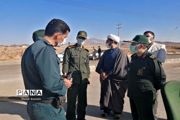 بازدید فرمانده سپاه انصارالرضا (ع) خراسان جنوبی از پروژه برق رسانی به روستای کوشه سفلی