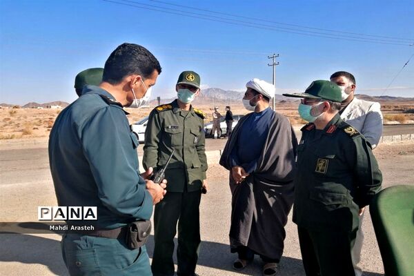 بازدید فرمانده سپاه انصارالرضا (ع) خراسان جنوبی از پروژه برق رسانی به روستای کوشه سفلی