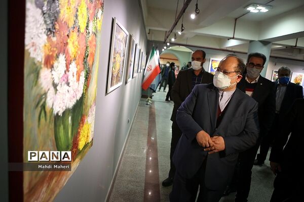 آیین افتتاح نمایشگاه آثار هنری افراد دارای معلولیت