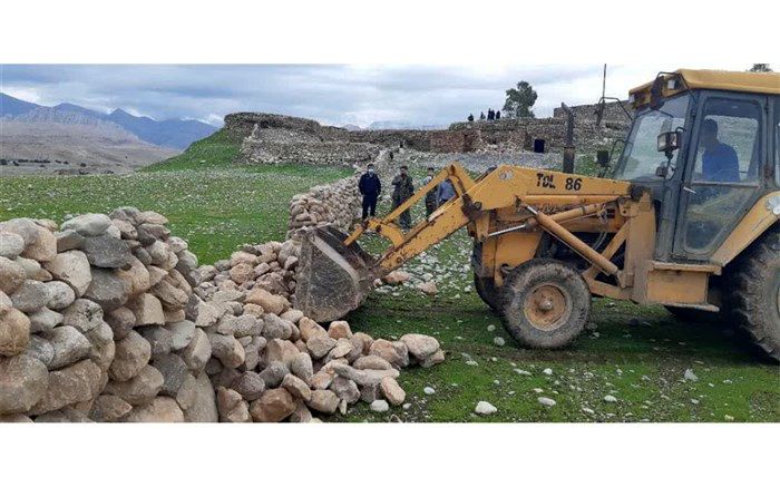 خلع ید۵۵۰۰متر مربع از اراضی ملی در مناطق روستایی شهرستان لالی