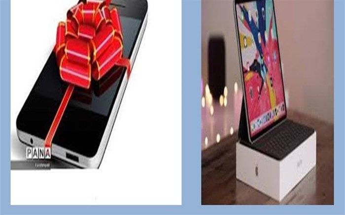 اهدای 10 دستگاه تبلت و گوشی به دانش آموزان دبیرستان دخترانه بهارستان 2 در زنجان