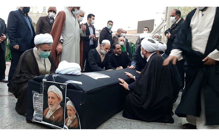 مراسم تشییع آیت الله یزدی برگزار شد