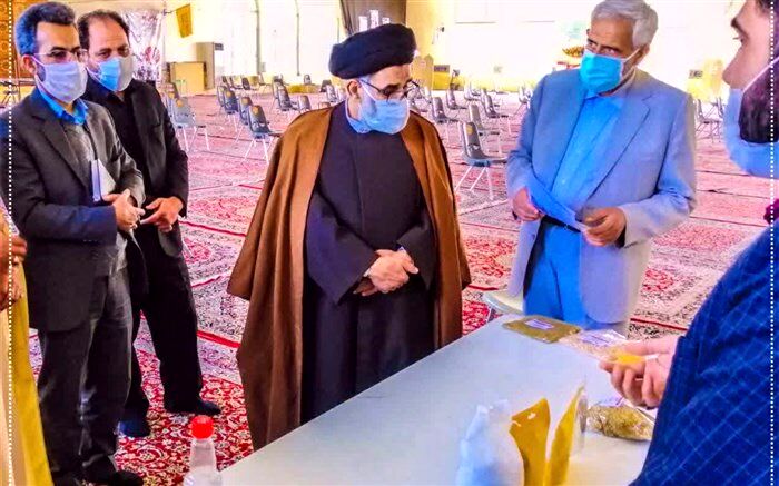 حضور امام جمعه در قرار گاه شهید قاسم سلیمانی کاشمر