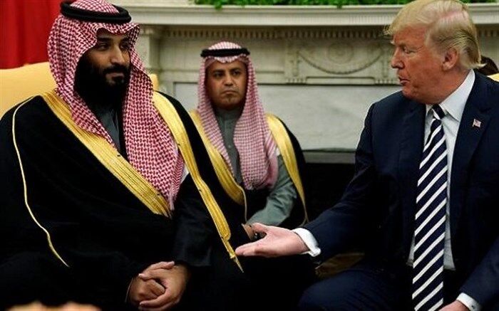 ترامپ خطاب به بن سلمان: می خواهم در کاخ سفید بمانم، پول بده!