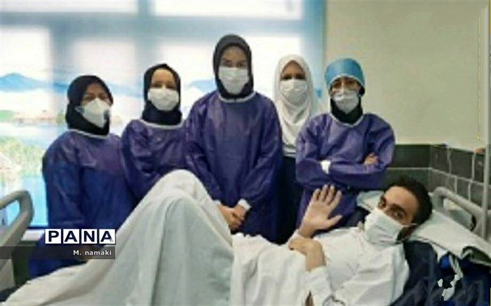 نجات جان  جوان ۲۹ ساله مبتلا به کرونا