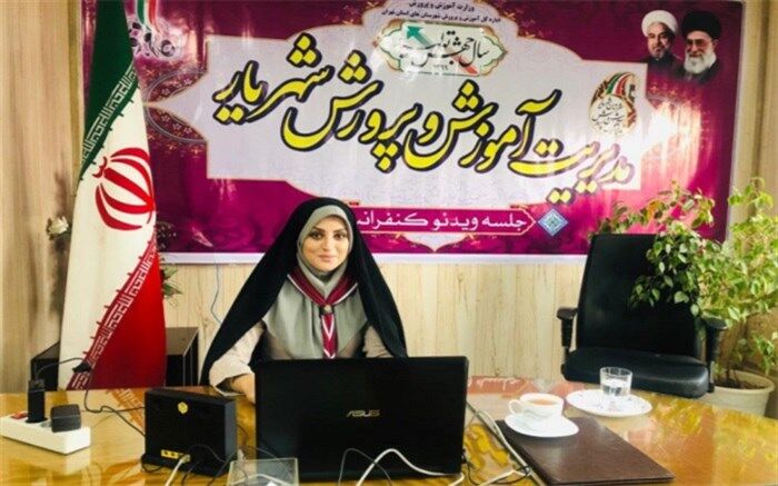 حضور مسئولین سازمان دانش‌آموزی شهریار در مراسم اختتامیه مجازی جشنواره تابستان شاد