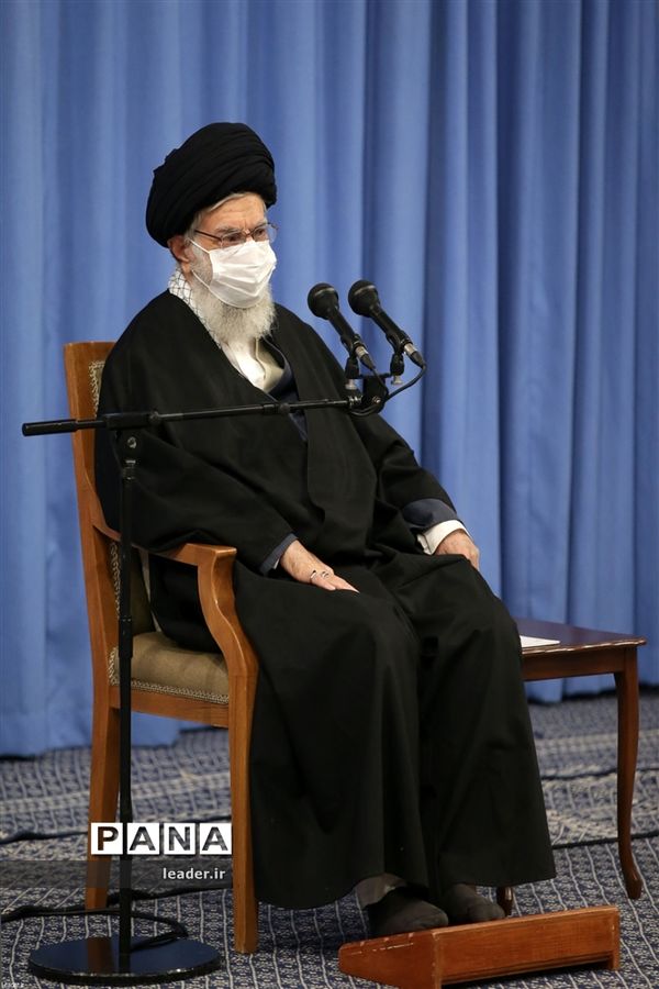 دیدار دست‌اندرکاران مراسم سالگرد شهید سلیمانی با رهبر معظم انقلاب