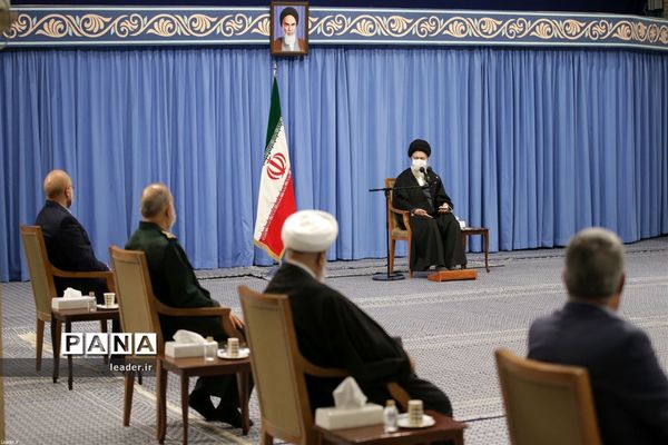 دیدار دست‌اندرکاران مراسم سالگرد شهید سلیمانی با رهبر معظم انقلاب