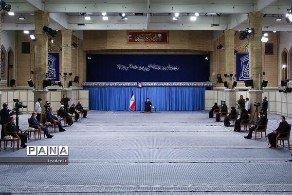 دیدار دست‌اندرکاران مراسم سالگرد شهید سلیمانی با رهبر معظم انقلاب