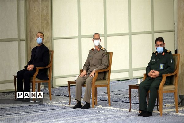 دیدار دست‌اندرکاران مراسم سالگرد شهید سلیمانی با رهبر معظم انقلاب