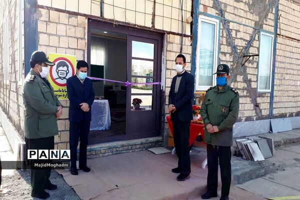افتتاح دبیرخانه نکوداشت اولین سالگرد شهادت سردار سلیمانی مستقر در دبیرستان فرزانگان